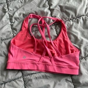 Lululemon Bright Pink Energy Sports Bra